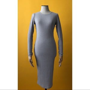 Ribbed Midi Dress